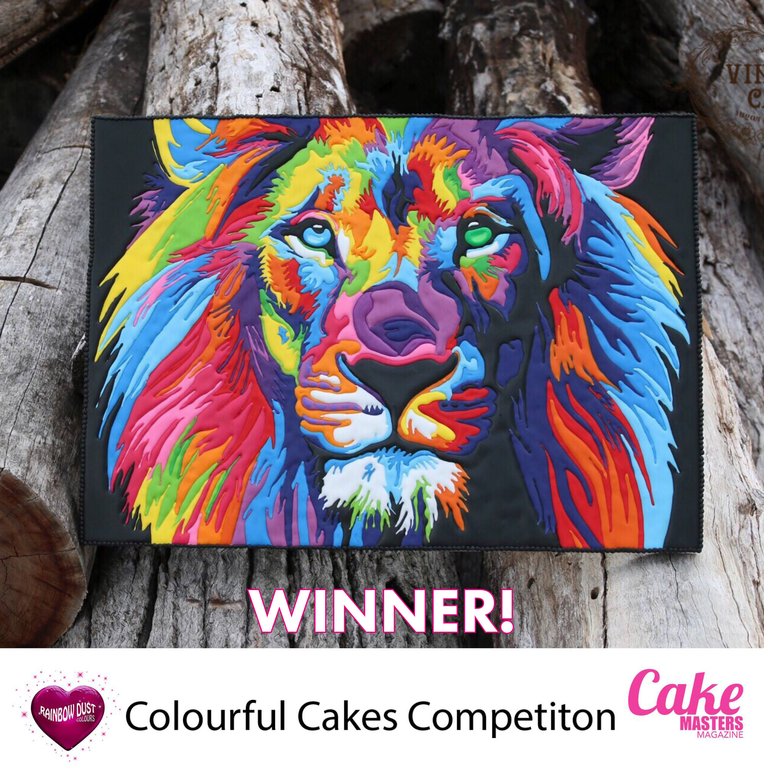 Colourful Cakes Comp FB Winner Anita Human, Vintique Cakes