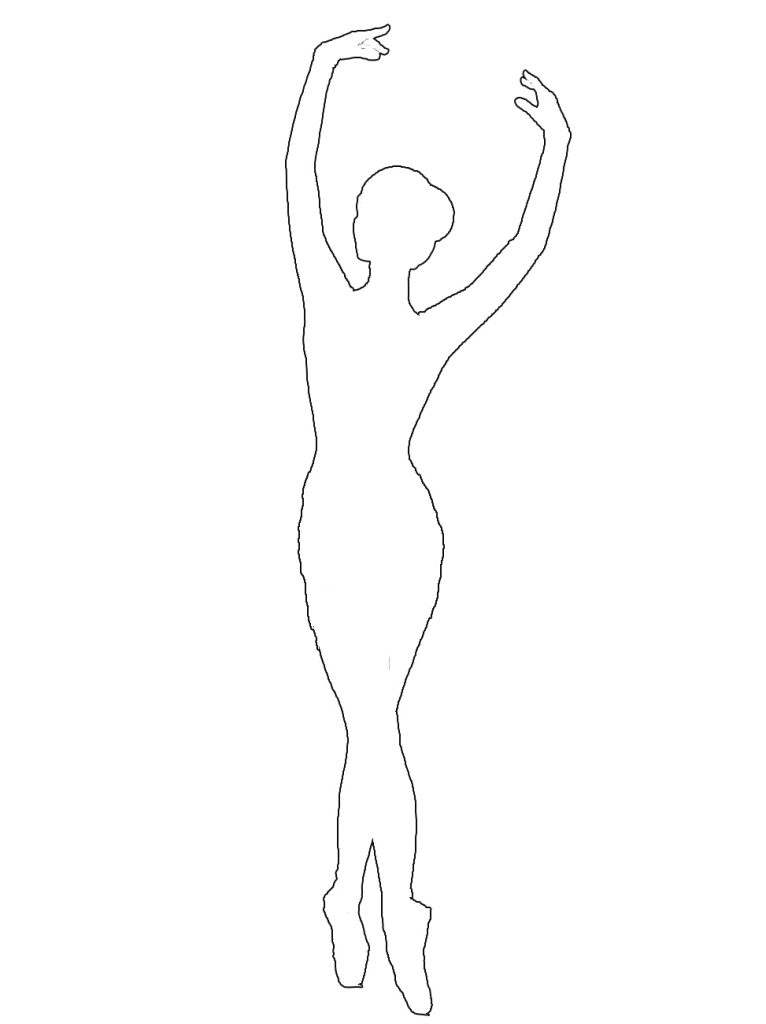 ballerina outline