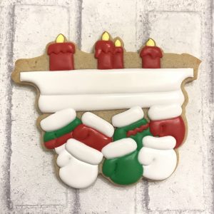 Hanging Mittens Cookies Art by Shirlyn