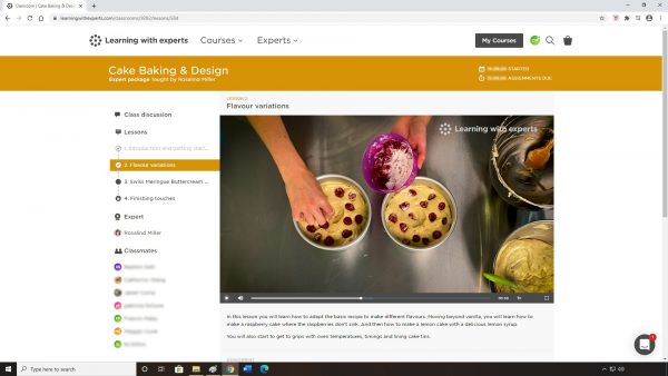 Cake Baking & Design Online Course