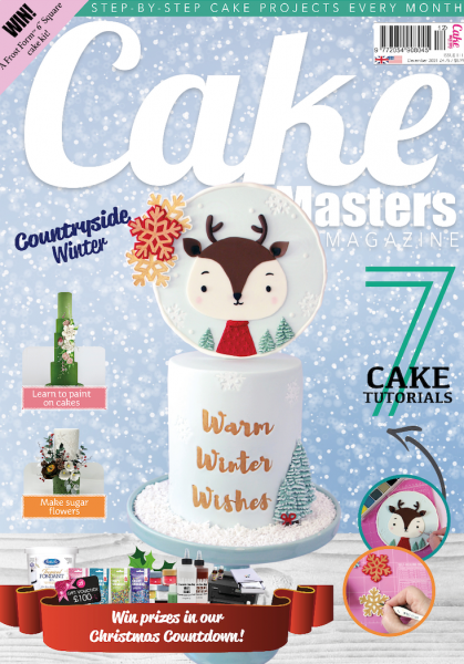 Learn to make Christmas cakes in the December Cake Masters Magazine